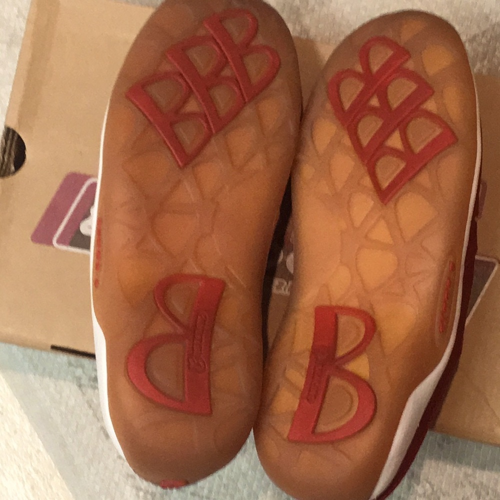 “NWT” Red Suede Slip-in Mule/Clogs “Lady Boots” brand - Picture 10 of 11